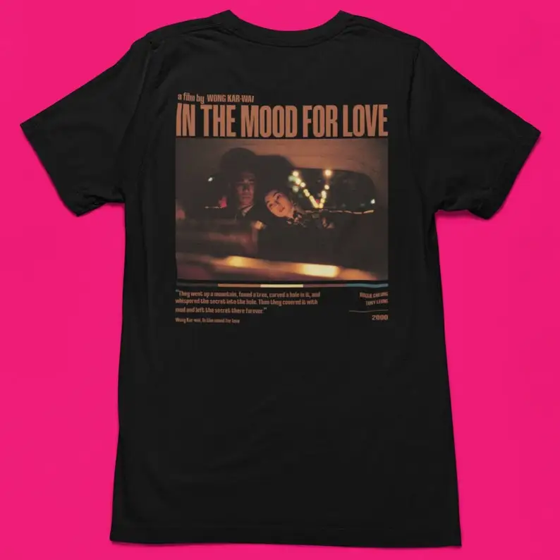 In the mood for love tshirt, Wong Kar-wai, aesthetic tee, korean movie, unisex shirt, korean cinema gift, movie t-shirt