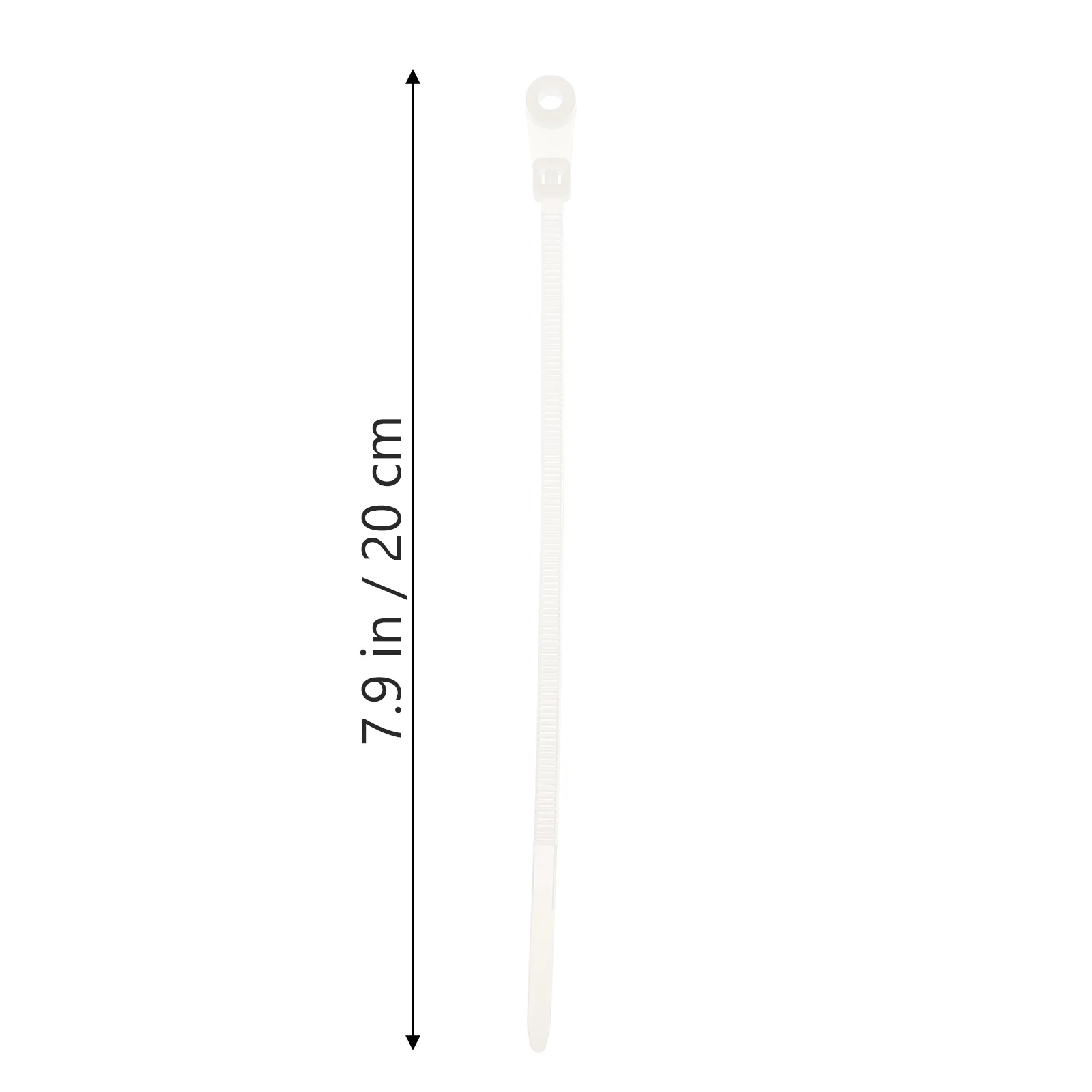 

100pcs Double Hole Round Head Nylon Cable Zip Ties Screw Holes Binding Wire Harness organizer for Construction
