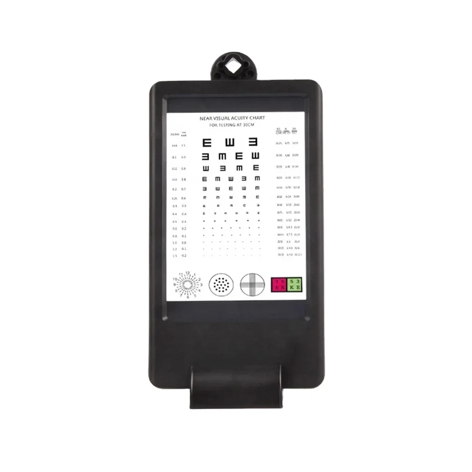 

Rechargeable 30cm Near Vision Tester CP-37C Chart AC Adapter Included Good Price Double Side Display Letter and Tumbling E