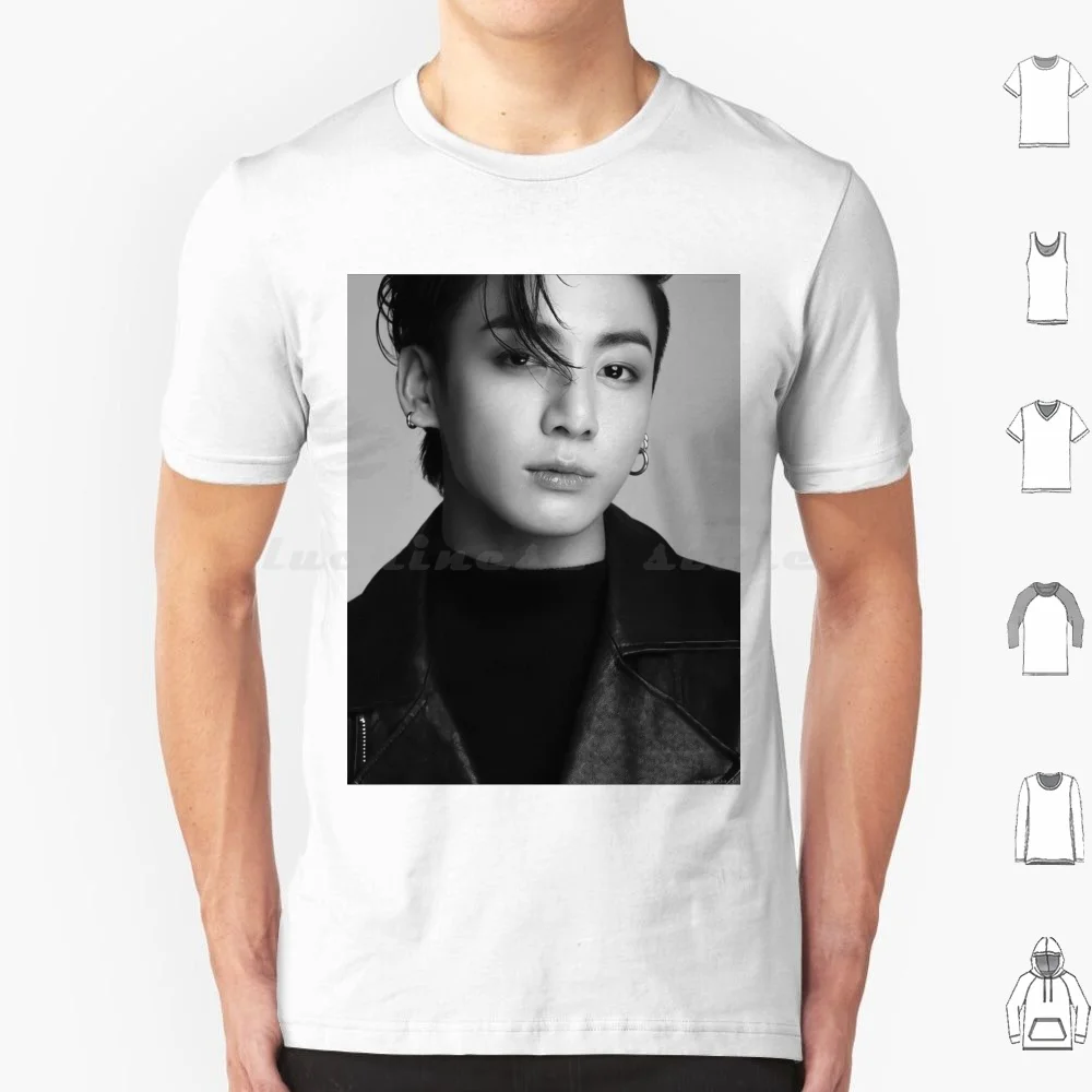 Camiseta Jungkook de gran tamaño, 100% algodón, Jungkook Suga Aesthetic Suga Namjoon Rm V Taehyung V Joonie Hobi Hoseok Jimin Jin