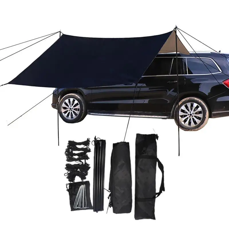 

Truck Canopy Waterproof Car Awning Sun Shelter Pull Out Tent Shelter Side Extension Car Camping Accessories For Suv Truck Van