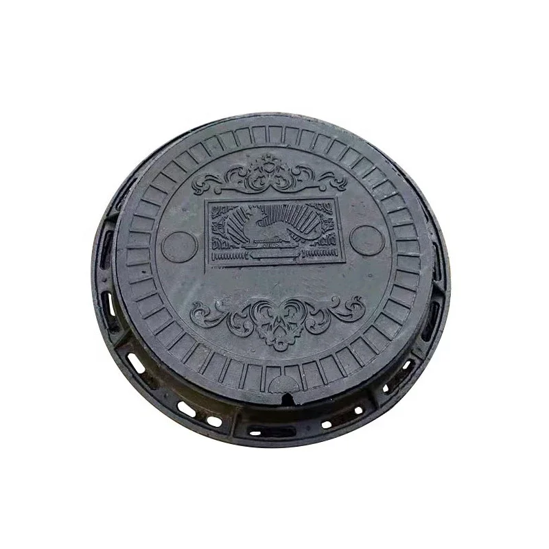 QT500-7 Cast Iron Drainage Manhole Cover Heavy Round and Square Duty Ductile