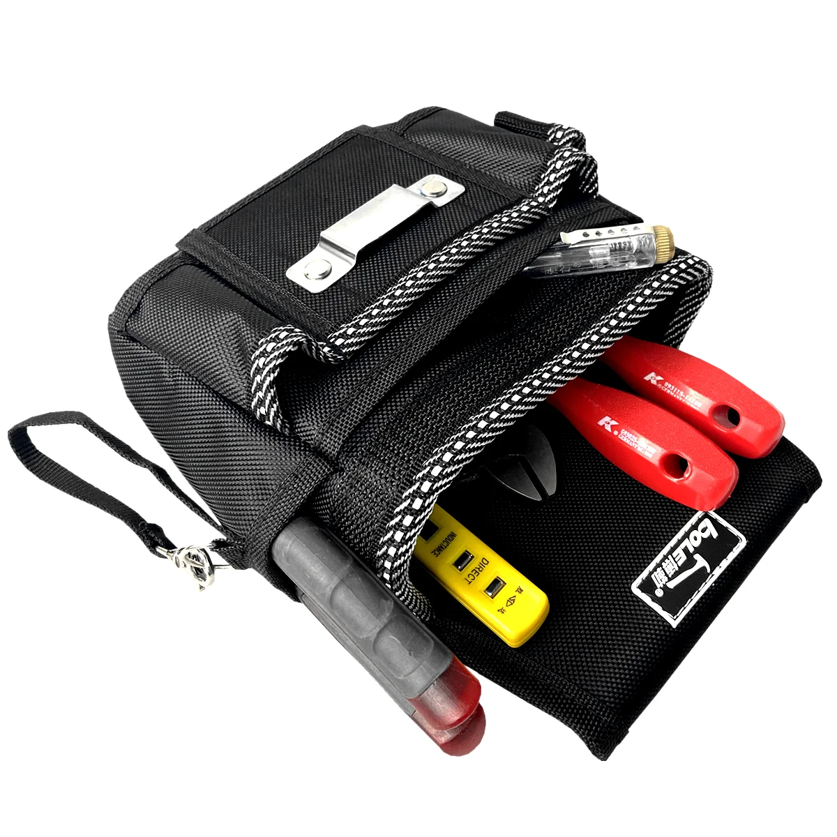 BOLE Professional Electrician Tool Bag Screws Nails Drill Bits Storage Bag Hand Repair Tools Holder Multifunction Bags