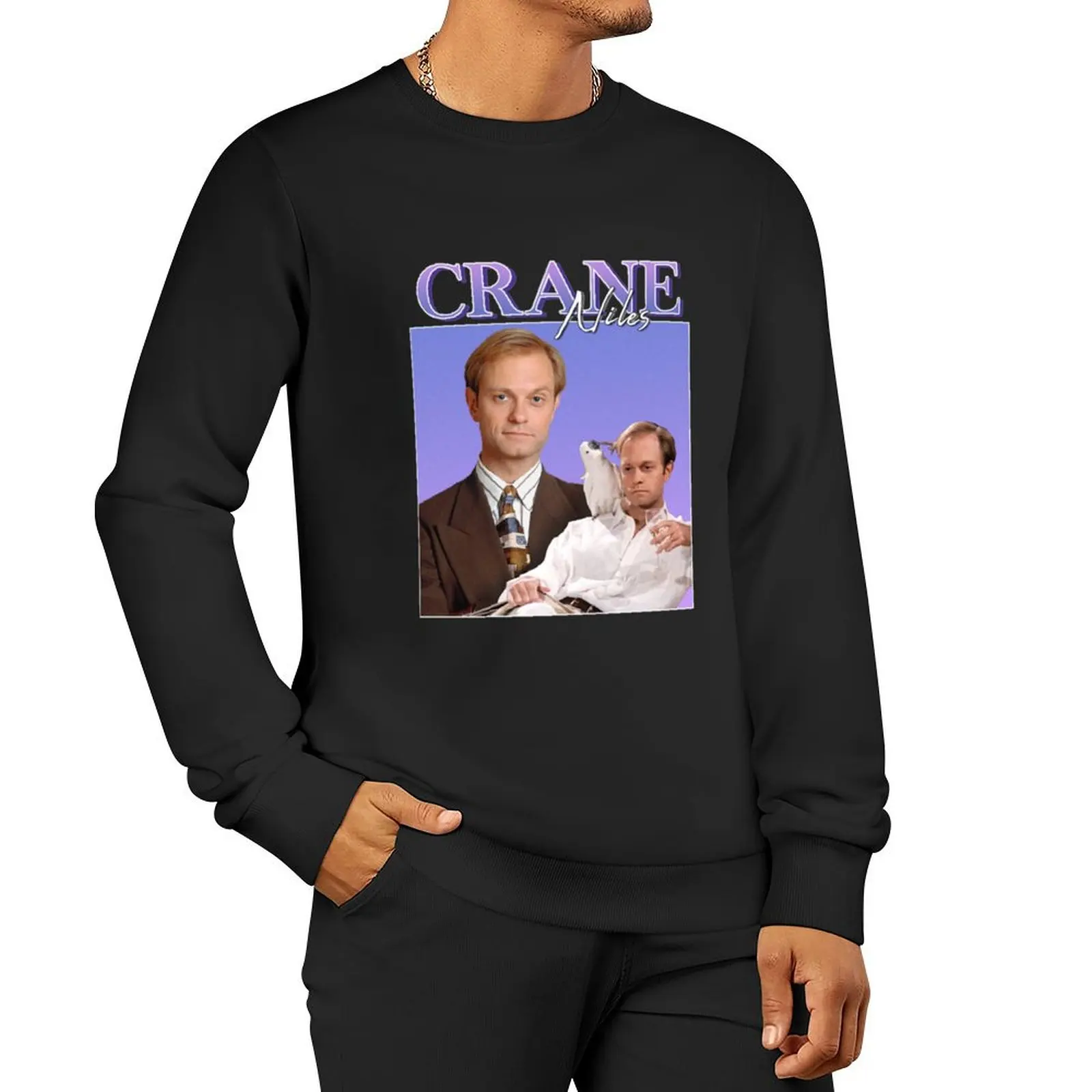 

Niles Crane Vintage Retro Fan Gifts Pullover Hoodie tracksuit men male clothes men's clothes new sweatshirts