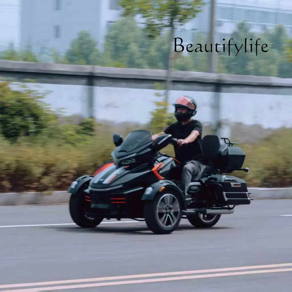 Invertiertes dreirädriges 400-Motorrad mit Rückwärtsgang, Riemenantrieb kann lizenziert werden