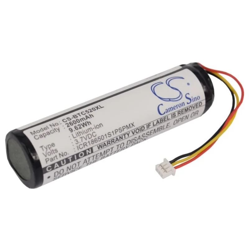 Batería de 3.7V 2600mAh para GPS, Navegador 7612201334, ICR186501S1PSPMX, SDI1865L2401S1PMXZ para Blaupunkt Lucca 5.2, Travelpilot Lucca