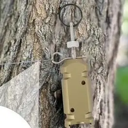 Alarma perimetral, cable de viaje, alarma perimetral para acampar, línea de viaje, sistema de seguridad de alerta temprana resistente a la intemperie para senderismo y caza