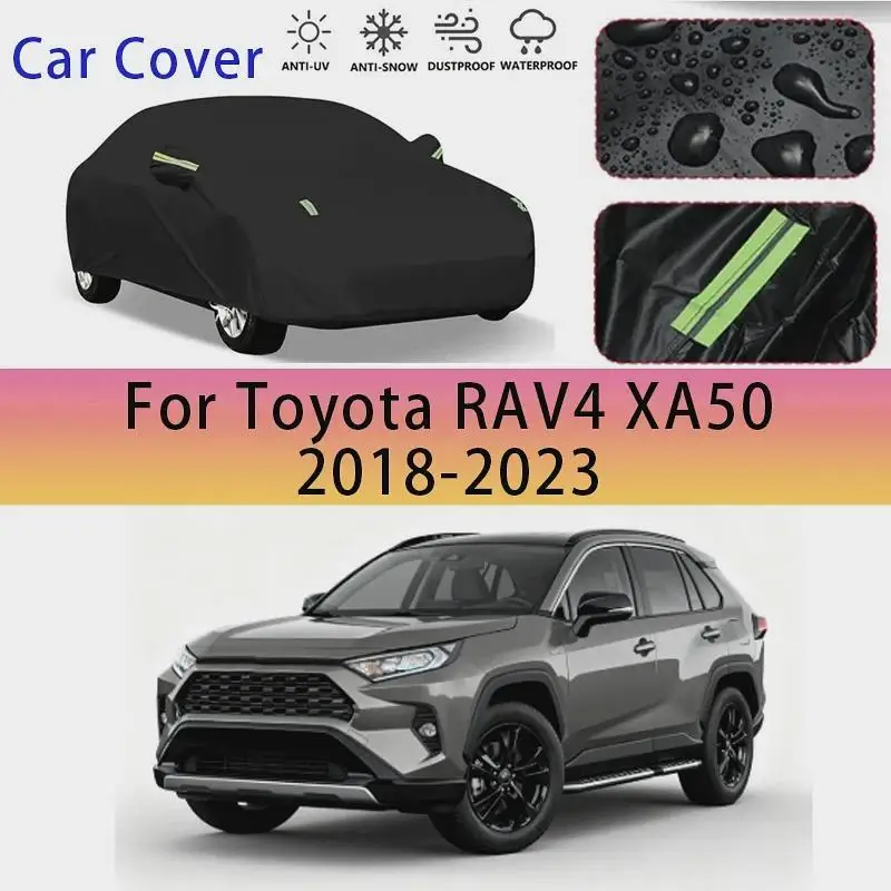 

For Full for Toyota RAV4 XA50 2018 2023 Waterproof Dustproof Outdoor Protection Sunshade Car Covers