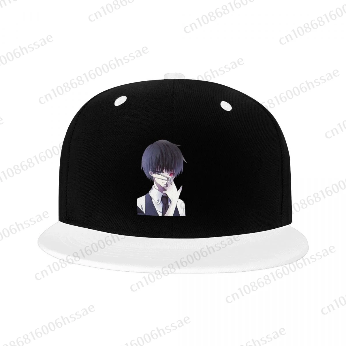 Anime Ken Kaneki Tokyo Ghoul Hip Hop Baseball Caps Running Adult Men Women Flat Hats Fashionable Outdoor Hat