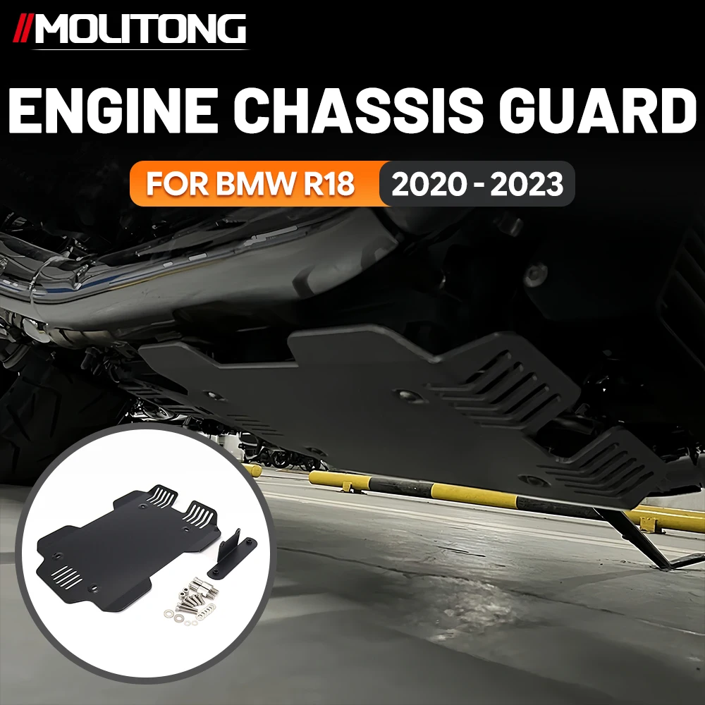 For BMW R 18 R18 r18 2023 Aluminum 2020 2021 2022 Motorcycle Accessories Engine Chassis Protection Guard Skid Plate Protector