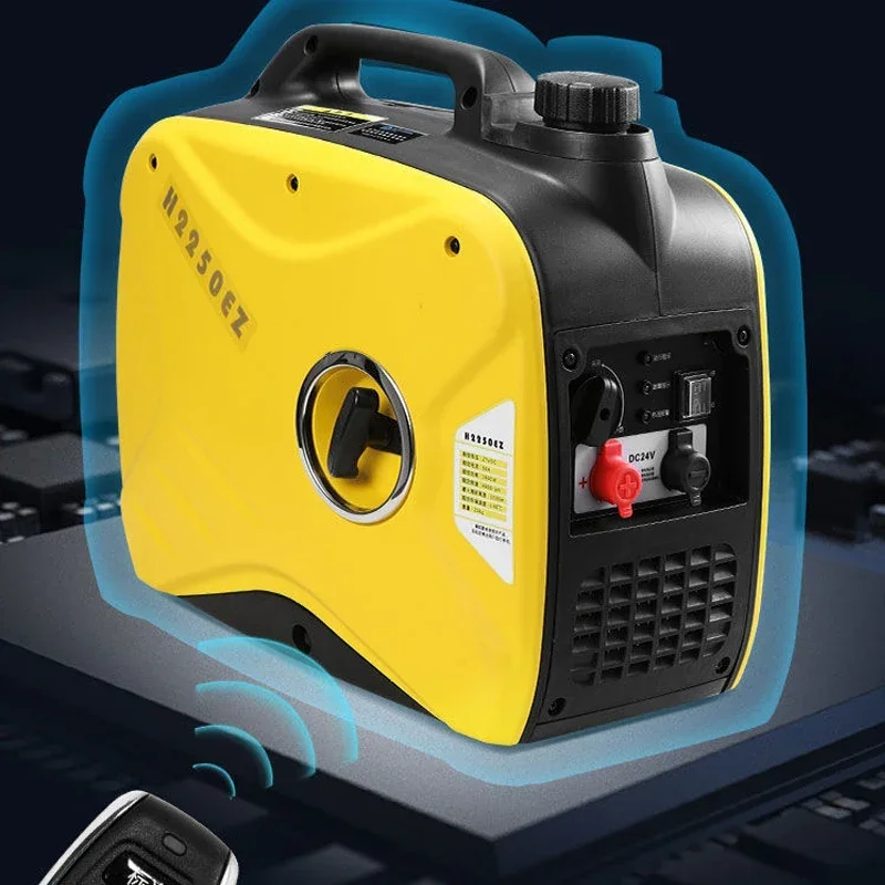New Large 24V Parking Air Conditioner Automatic Gasoline Generator Remote Start DC Cargo Vehicle Silent Small Diesel