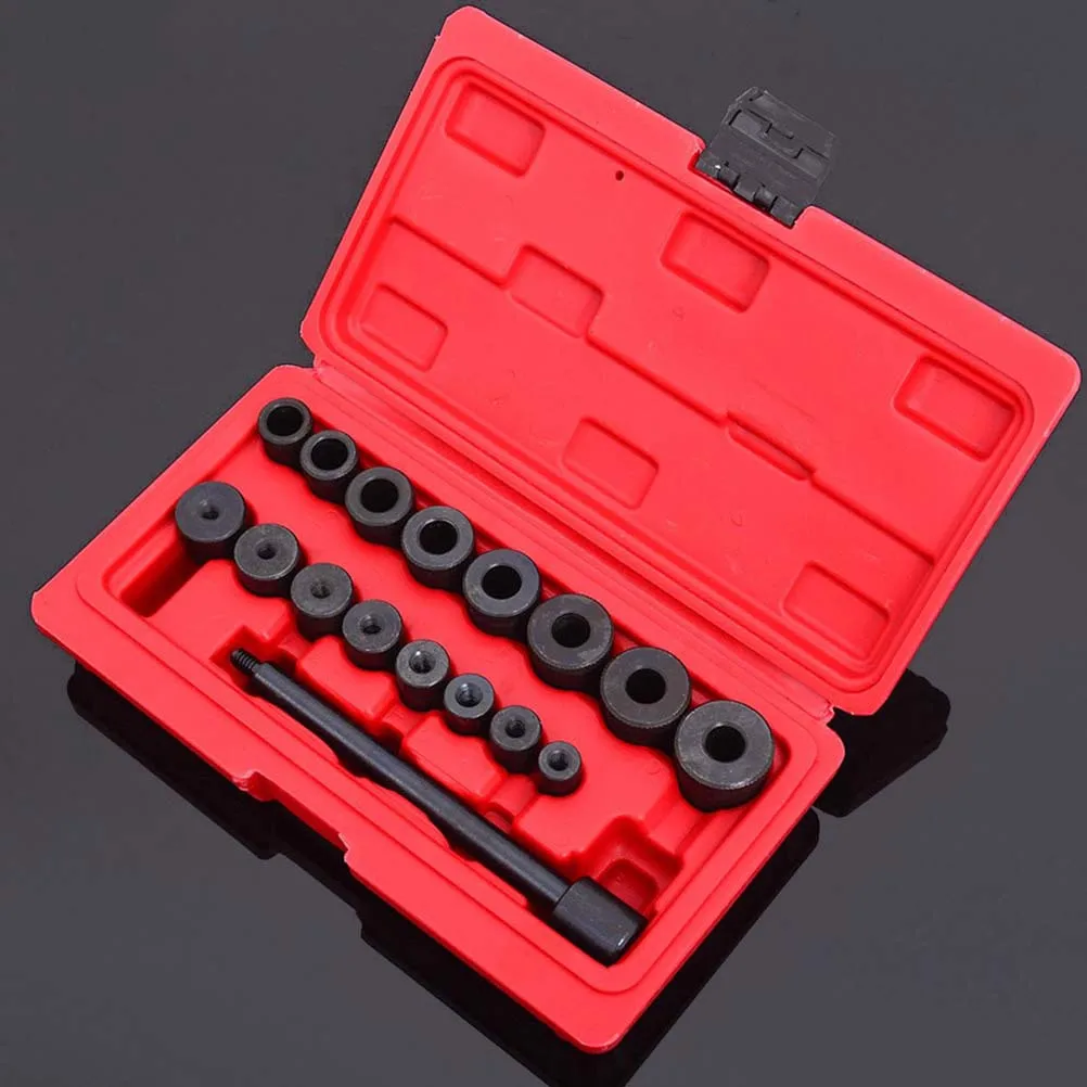

17Pcs Clutch Hole Corrector Tool Set Chemically Blackened Steel Fast Accurate Car Flywheel Clutch Alignment Correction Tool