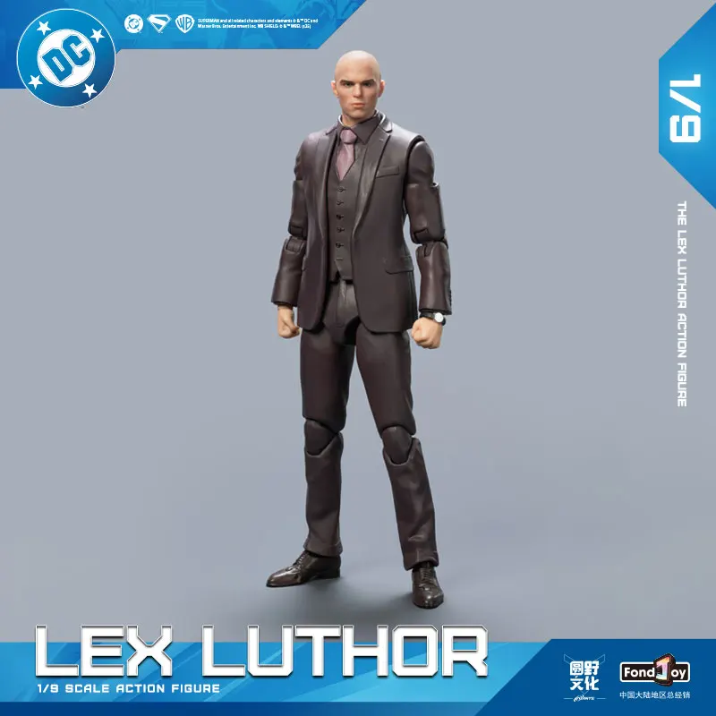 Genuine Fondjoy DC Lex Luthor 1/9 Scale Action Figure Movable Joints Model With Extra Hands Base Collectible Villain Toys Gifts view 3