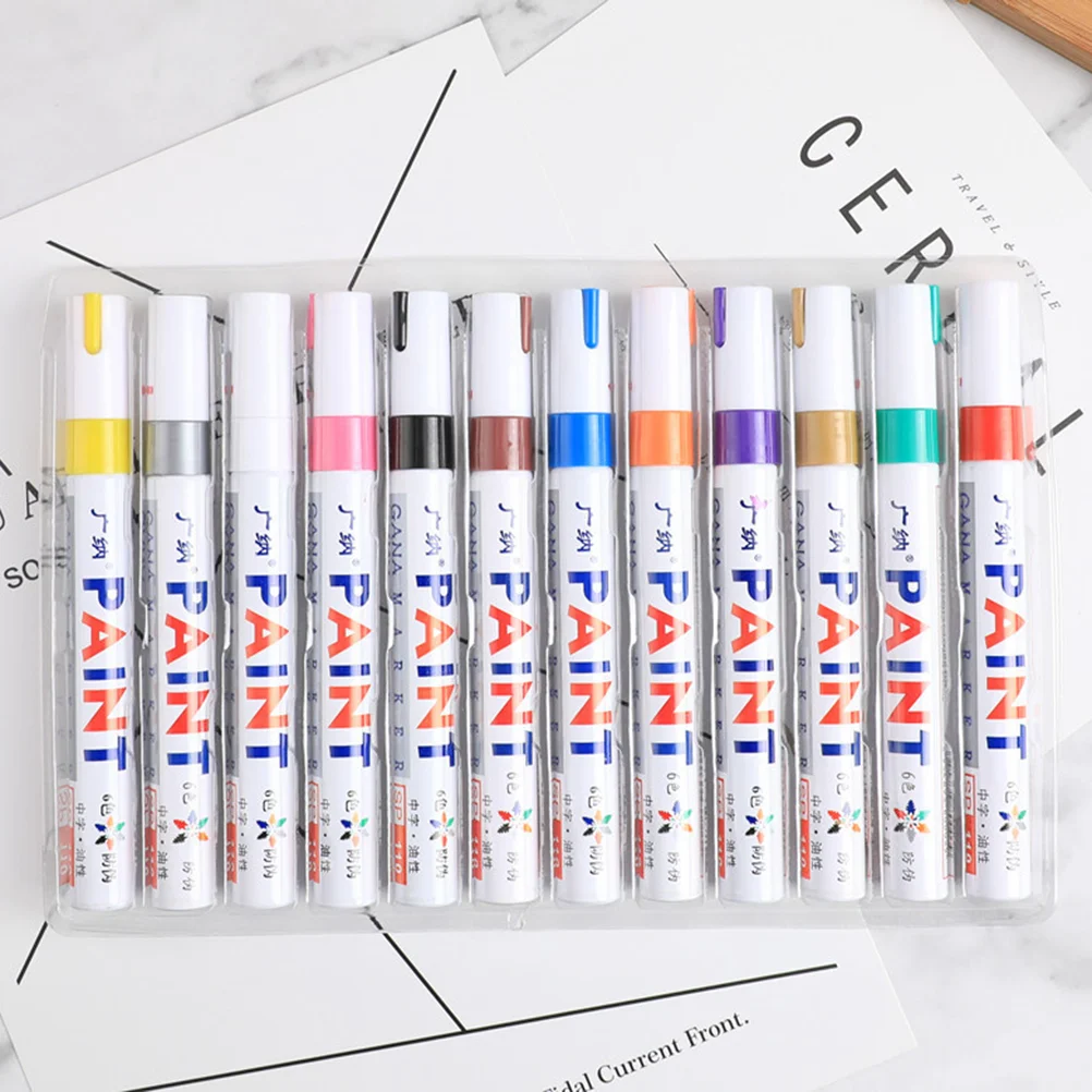 12 Pcs Car Paint Scratching Repair Touch Up Paint Marker Pen Concealing Tool automotive touch-up paint