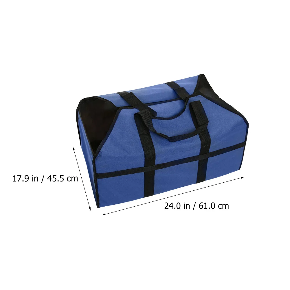 1Pcs Oxford Cloth Firewood Bag Large Storage Pouch Strong Carry Tote for Transporting Firewood Outdoor Camping Heating Stoves