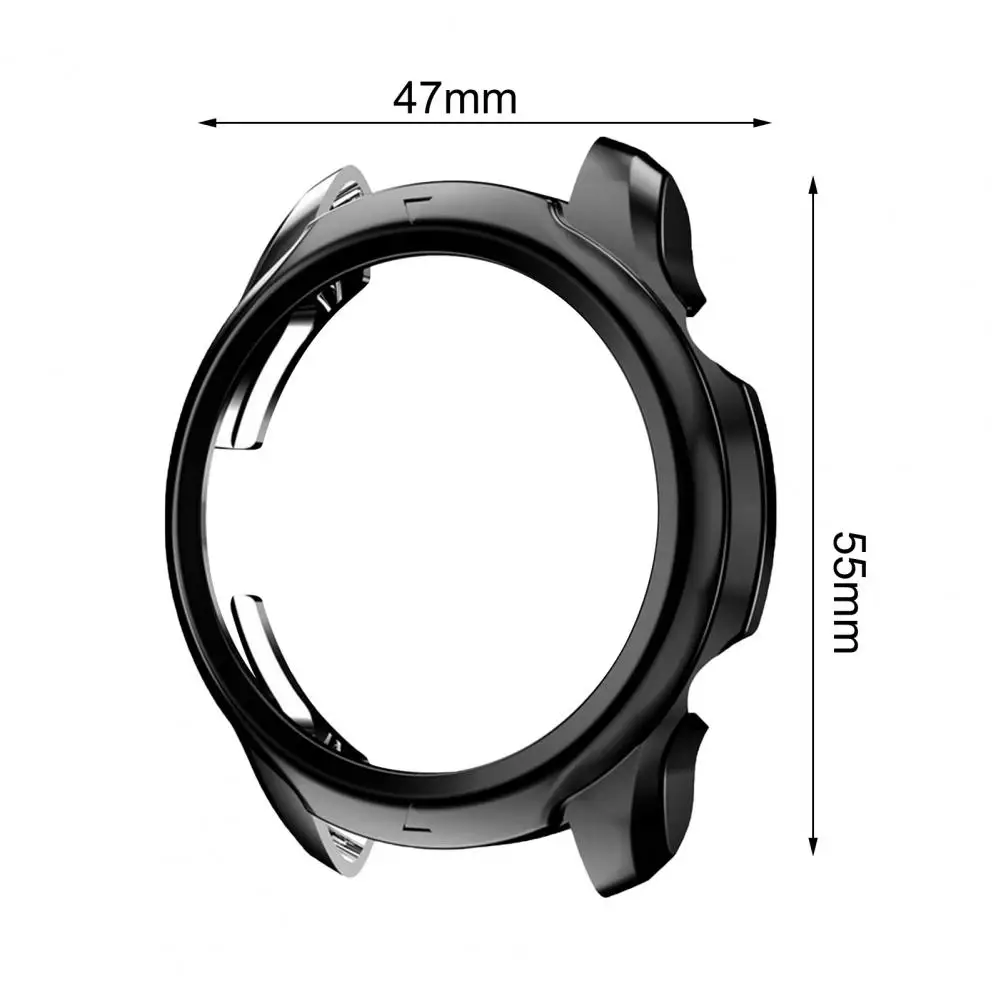 เคสป้องกันป้องกันรอยขีดข่วนนุ่ม TPU ชุบนาฬิกาอุปกรณ์ป้องกันเปลือกกรอบสำหรับ Ticwatch Pro 3 WH11013