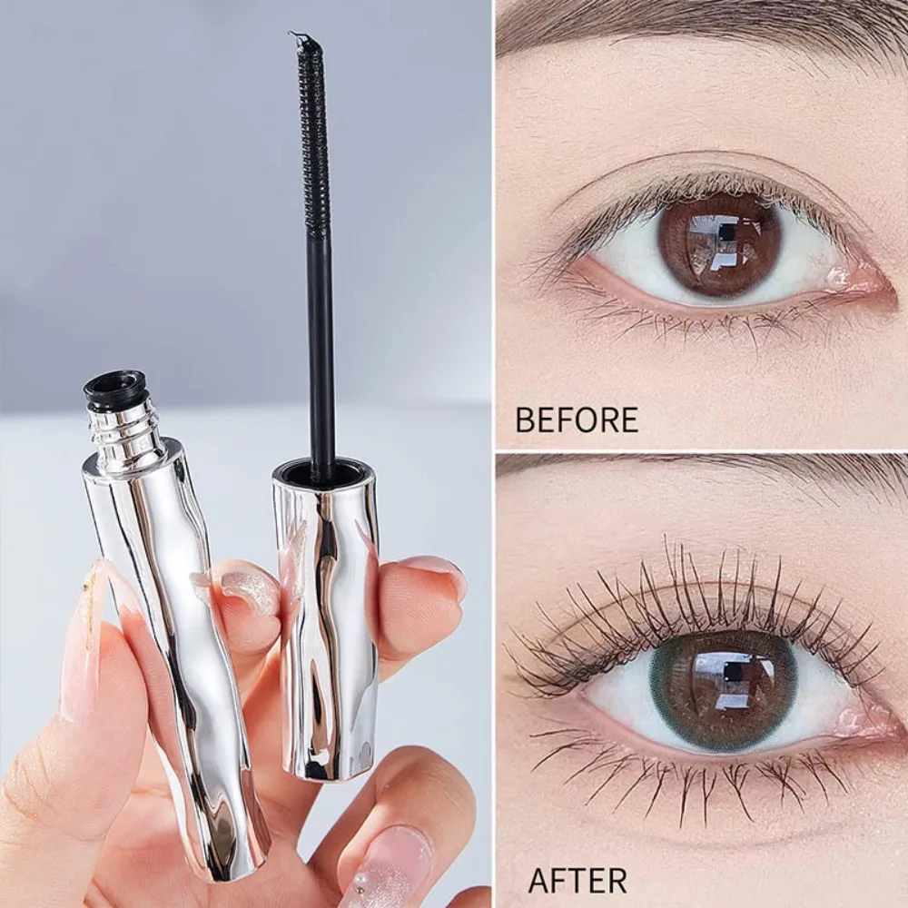 Natural 3D Eye Black Lengthening Sweat-proof Mascara Cream Long-lasting Waterproof Eyelashes Mascara Eyes Makeup Cosmetics