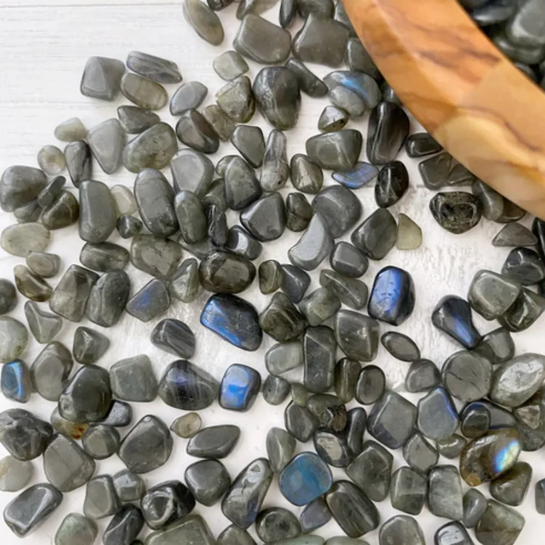 3-12mm Labradorite Gravel Chips Crystal, Natural Labradorite Gemstone Chips, Undrilled Labradorite Chips