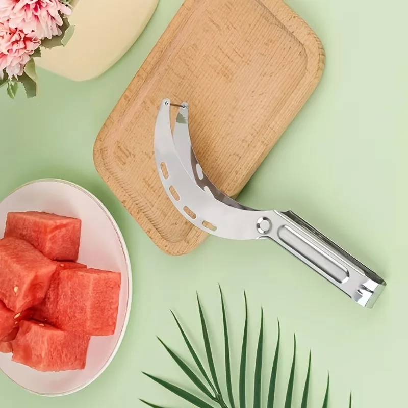 1pcs - Stainless Steel Fruit S - Watermelon Slicer Cutter 评论和价格
