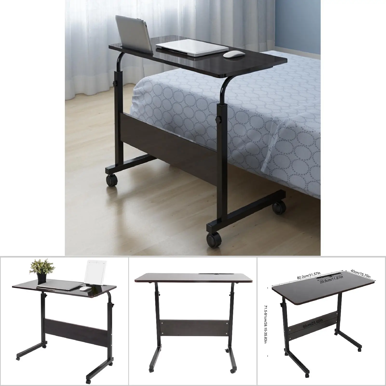 مكتب كمبيوتر محمول قابل للإزالة، طاولة كمبيوتر محمول قابلة للتعديل، جانب السرير، مكتب دراسة للكمبيوتر المحمول، طاولة هاتف محمول قابلة للإزالة، مكتب كمبيوتر محمول قابل للتعديل #5