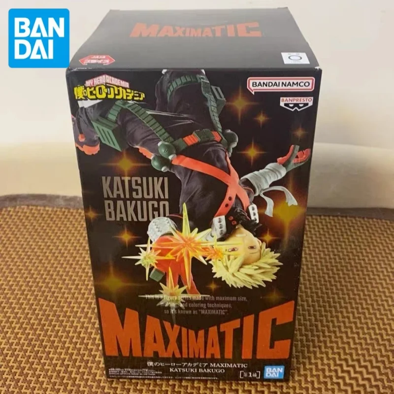 

In Stock Bandai Banpresto Maximatic My Hero Academia Maximatic Katsuki Bakugo Pvc 17cm Figure Model Desktop Toy Gift