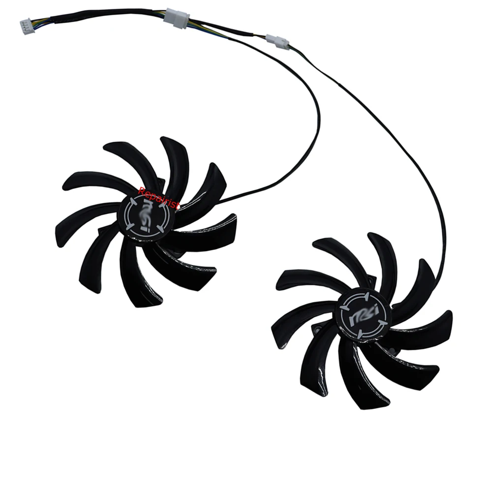 2Pcs/Set PLD10010B12HH Graphics Card Fans For MSI R7 370 msi-r7-370-gaming Video VGA Cooling