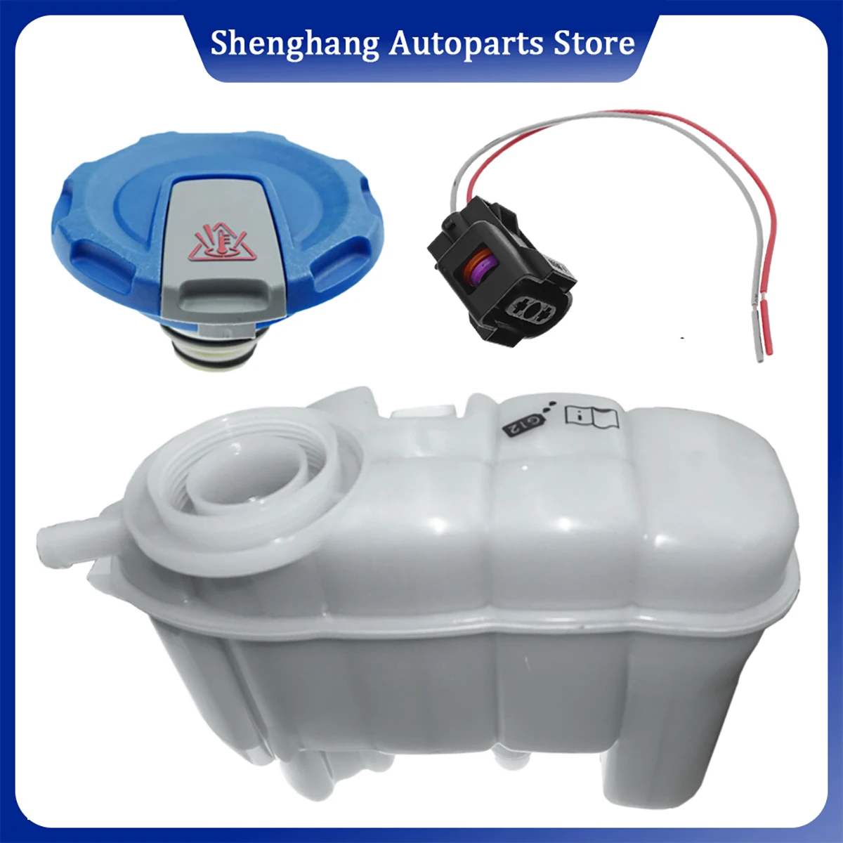 

4K0121405K Radiator Coolant Expansion Tank 4K0121405AB 4M0121321Q 4M0121321J For Audi A6 C8 2019-26 A7 Sportback 2019-26 2.0L