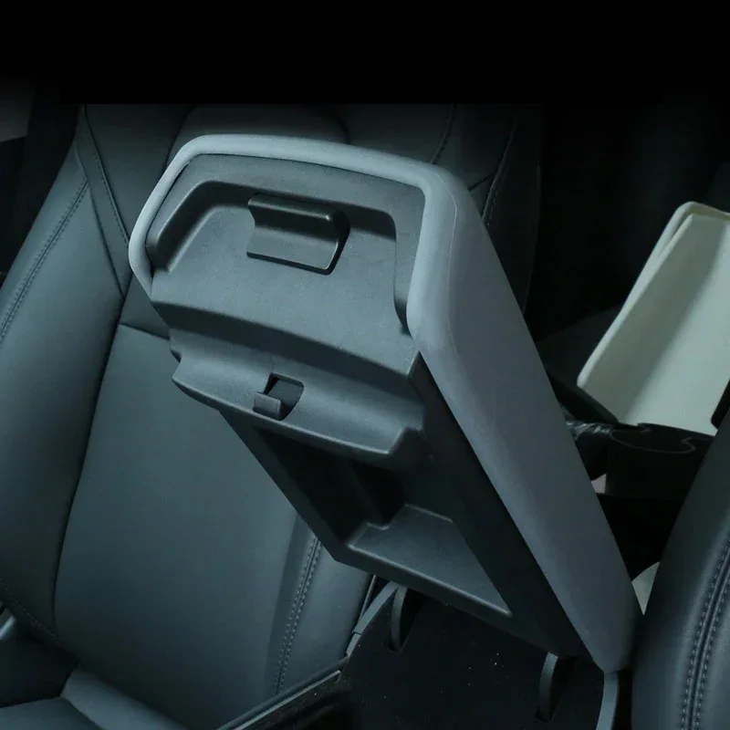 For Tesla Model Y Juniper 2025/Model 3 Highland Console Cover Armrest Box Cushion Cover TPE Center Non-slip Mat Panel Protector