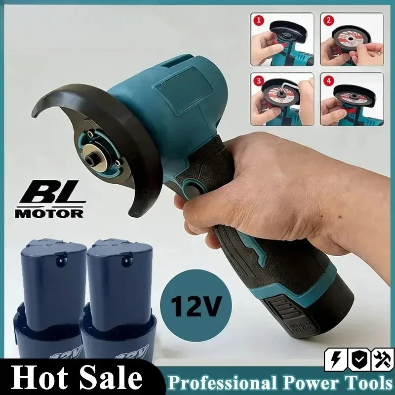 Grinder for Cutting Diamond Cordless Makita 12V Miniature Rechargeable Mini Angle Grinder with Battery Cutting Blade Polishing