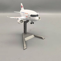 Finished Models Q Version Egg Machine Alloy  Airbus Souvenir Plane C919 China Eastern Airlines Passenger Plane Scale Airplanes