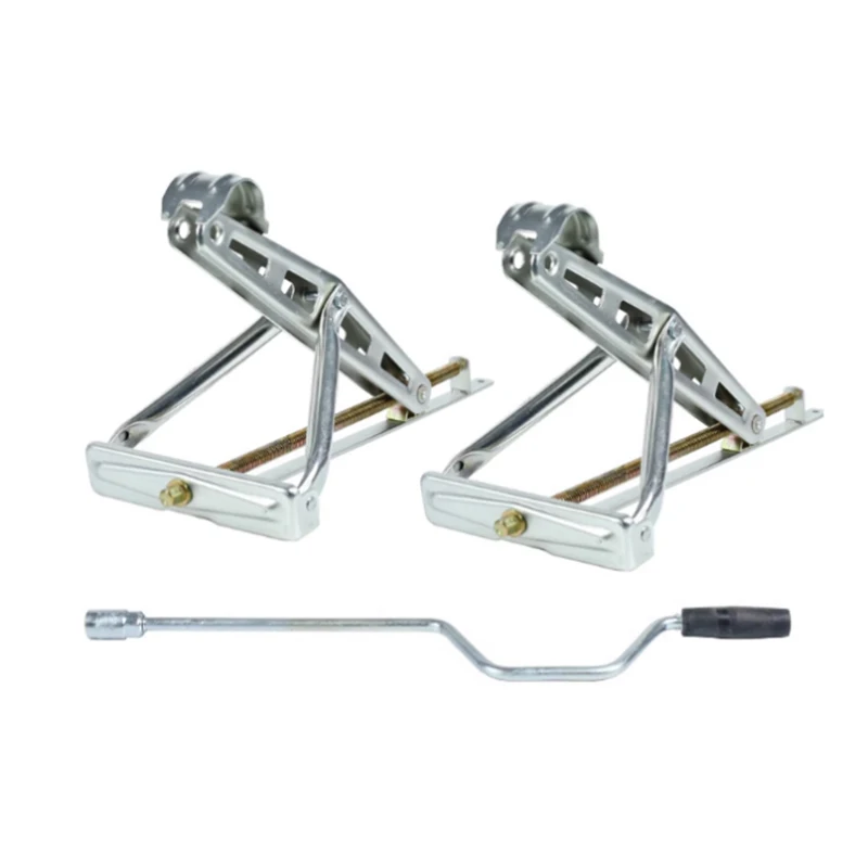Heavy Duty Trailer Jack, Alloy Steel Electric C-Style Caravan Drop Leg Jack, Corner Steady Jack RV Stabilizer for RV and Caravan