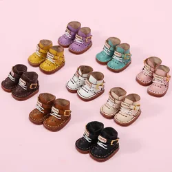 Obitsu 11 OB11 Size Doll Shoes Molly 1/12 Bjd Shoes Leather Cowhide Handmade Shoes Boots Doll Accessories For YMY Dod Gsc Doll