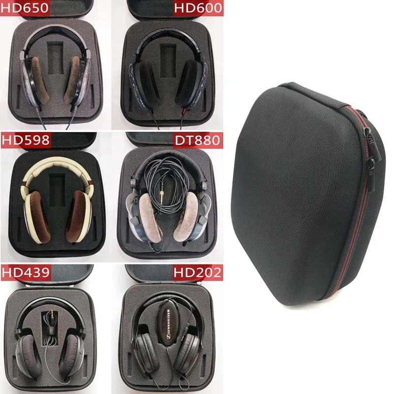 Storage Hand Bag for DENON AH-D2000 D5000 D7000 D5200 D7200 D9200 Headsets Travel Carrying for Case F19E