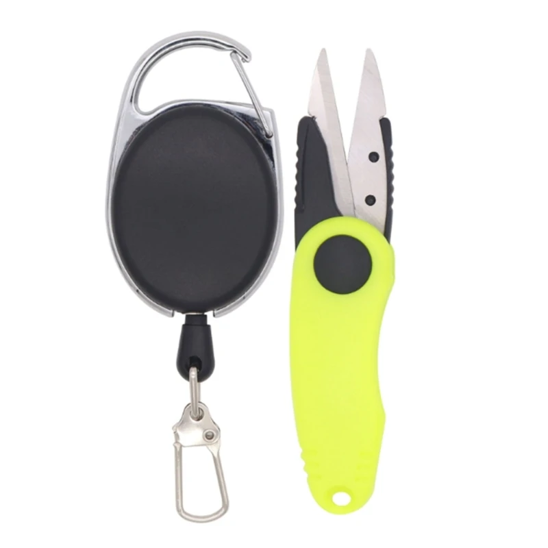 Fishing Scissors Multifunction Foldable Braided Line Cutter Fishing Tackle 448D