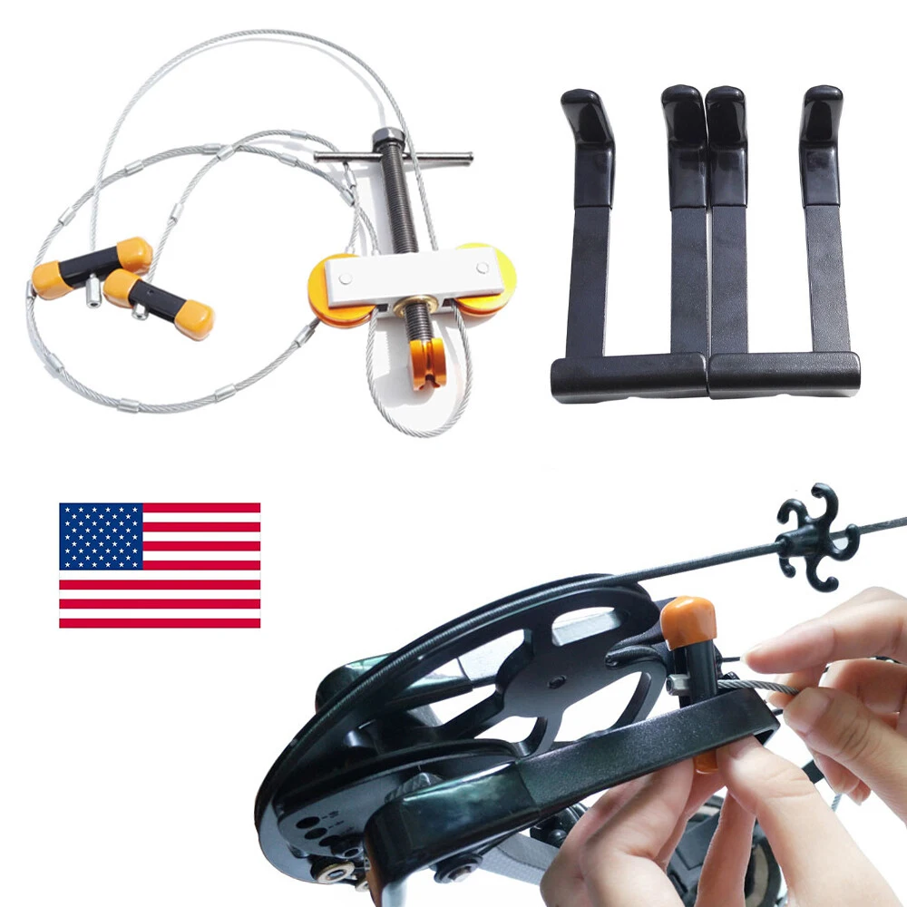 

1 Set Simple Steel Wire Aluminum Alloy Bow Opener Portable Compact Bow Press for Compound Bow Change Bowstring Archery Tool