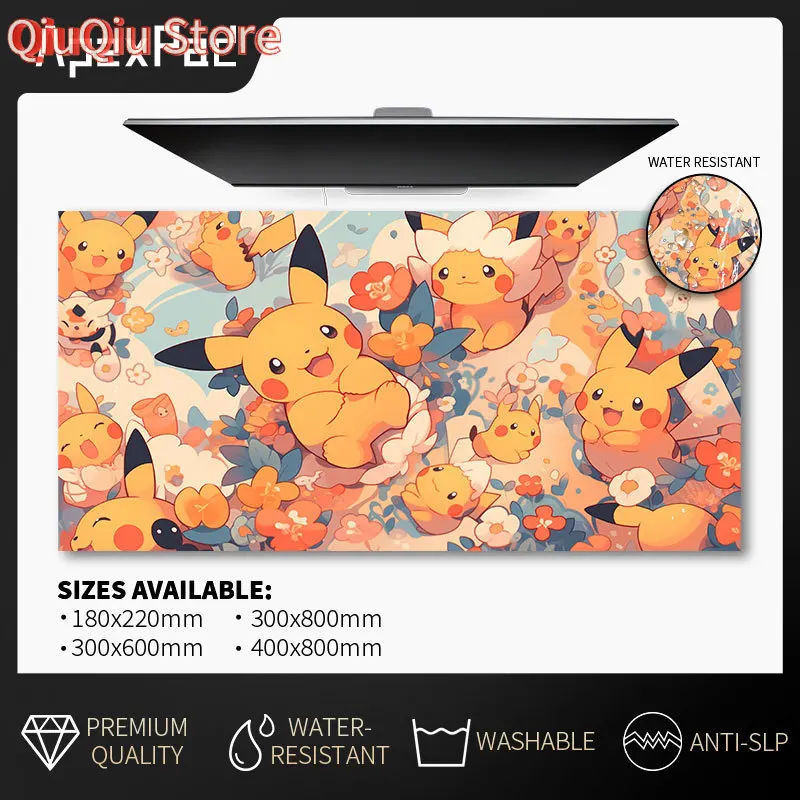 Seri Anime Pokémon Pikachu Alas Mouse Game Besar Alas Keyboard Alas Meja1