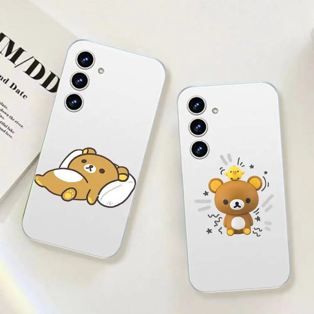 

Cute R-Rilakkuma-S HD Clear Transparent Phone Case For Samsung Galaxy A52,A12,A51,S24,S23,S22ULTRA,S21 Edge,S20LITE,Plus,U