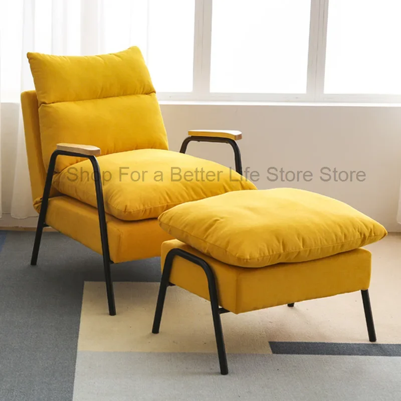 

Bedroom Living Room Chairs Modern Sofa Single Relaxing Lazy Sofa Lounge Chair Tatami Leather Armchair Sandalye Home Furniture