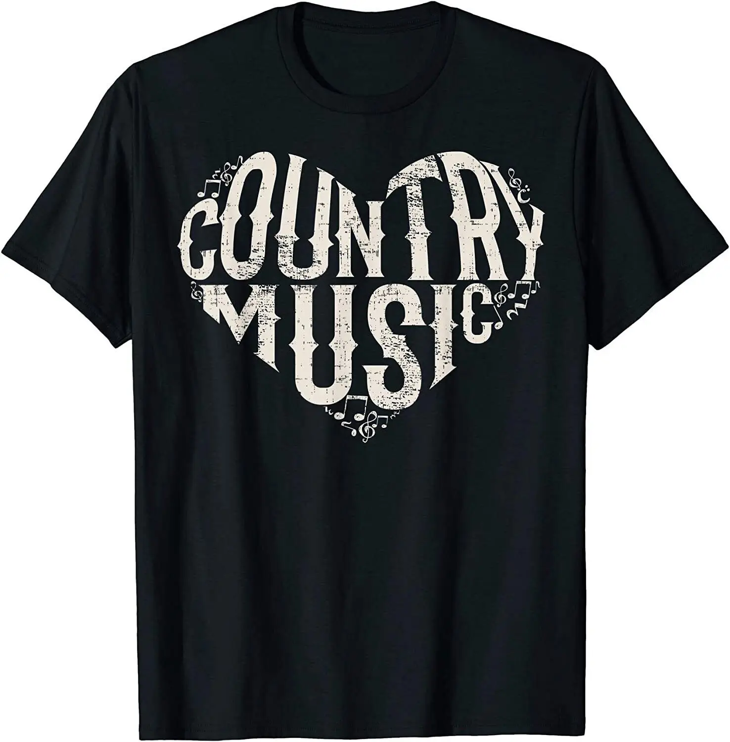 NEW! I Love Country Design Country Music Lover Gift Idea T-Shirt - MADE IN USA