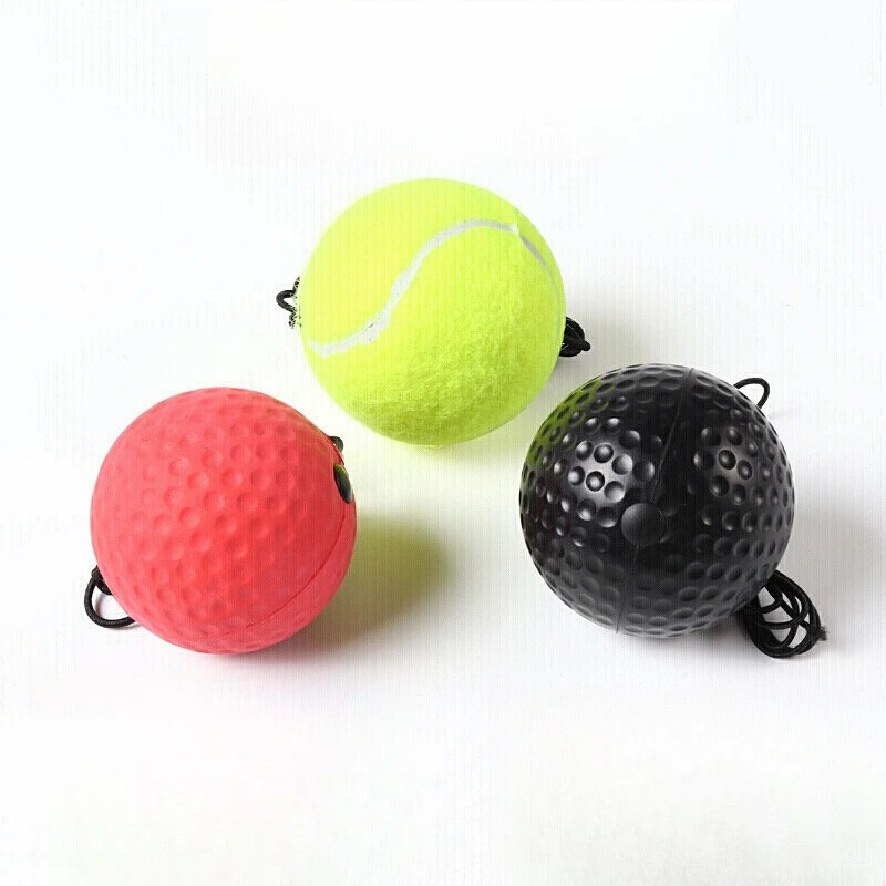 3pcs Tennis Base Rope Tennis Training Equipment Self-Taught Rebounder Tennis Sparring Equipment High Bounce Durable Tennis