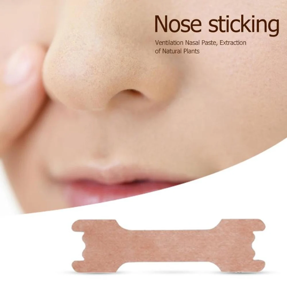 

50pcs/set Breath Nasal Strips Right Aid Stop Snoring Nose Patch Good Sleeping Clear Pad Product Easier Better Easier Breathe