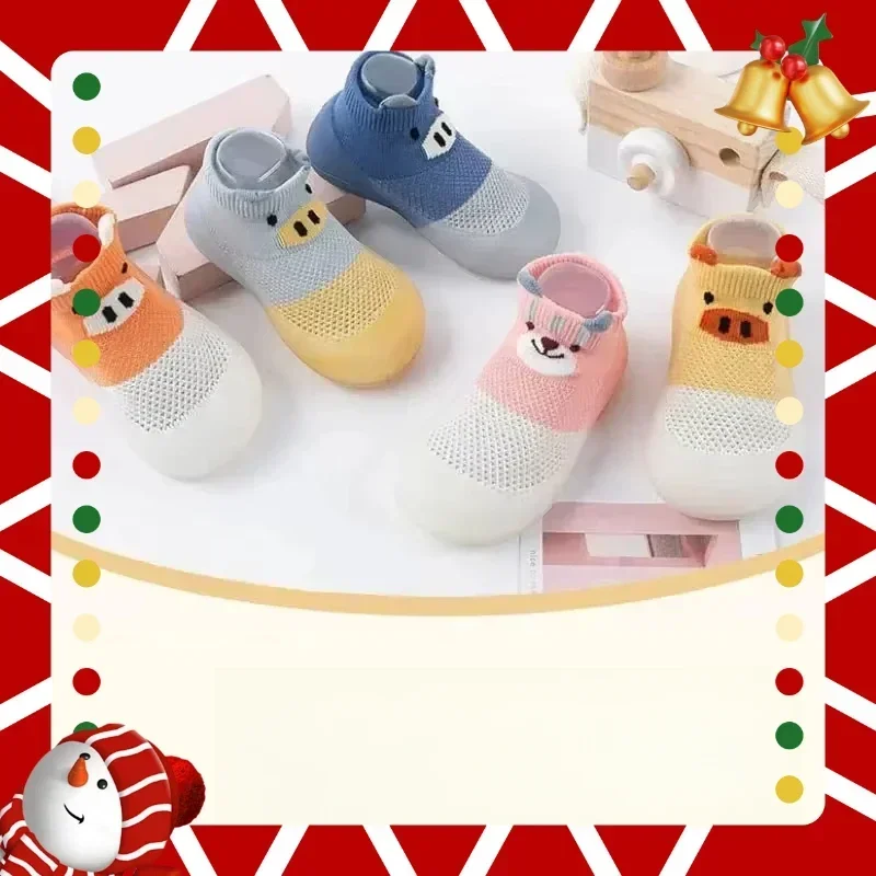 صنادل أطفال لطيفة من القطن جوارب أطفال أحذية أطفال خنزير لطيف أحذية أطفال للأولاد والبنات أحذية ناعمة قابلة للتنفس #2