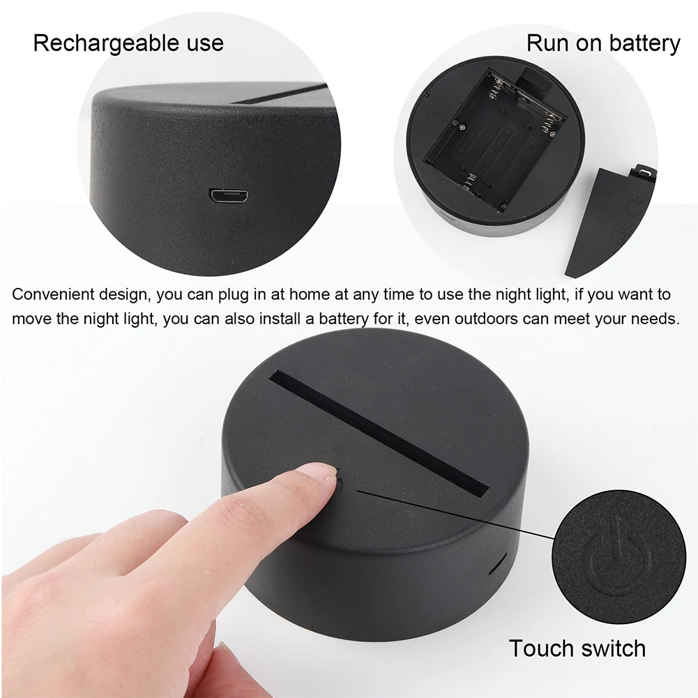 

Акриловая двусторонняя рождественская лампа-ночник со снеговиком, алмазной вышивкой и стразами, светодиодная, для декора и рукоделия