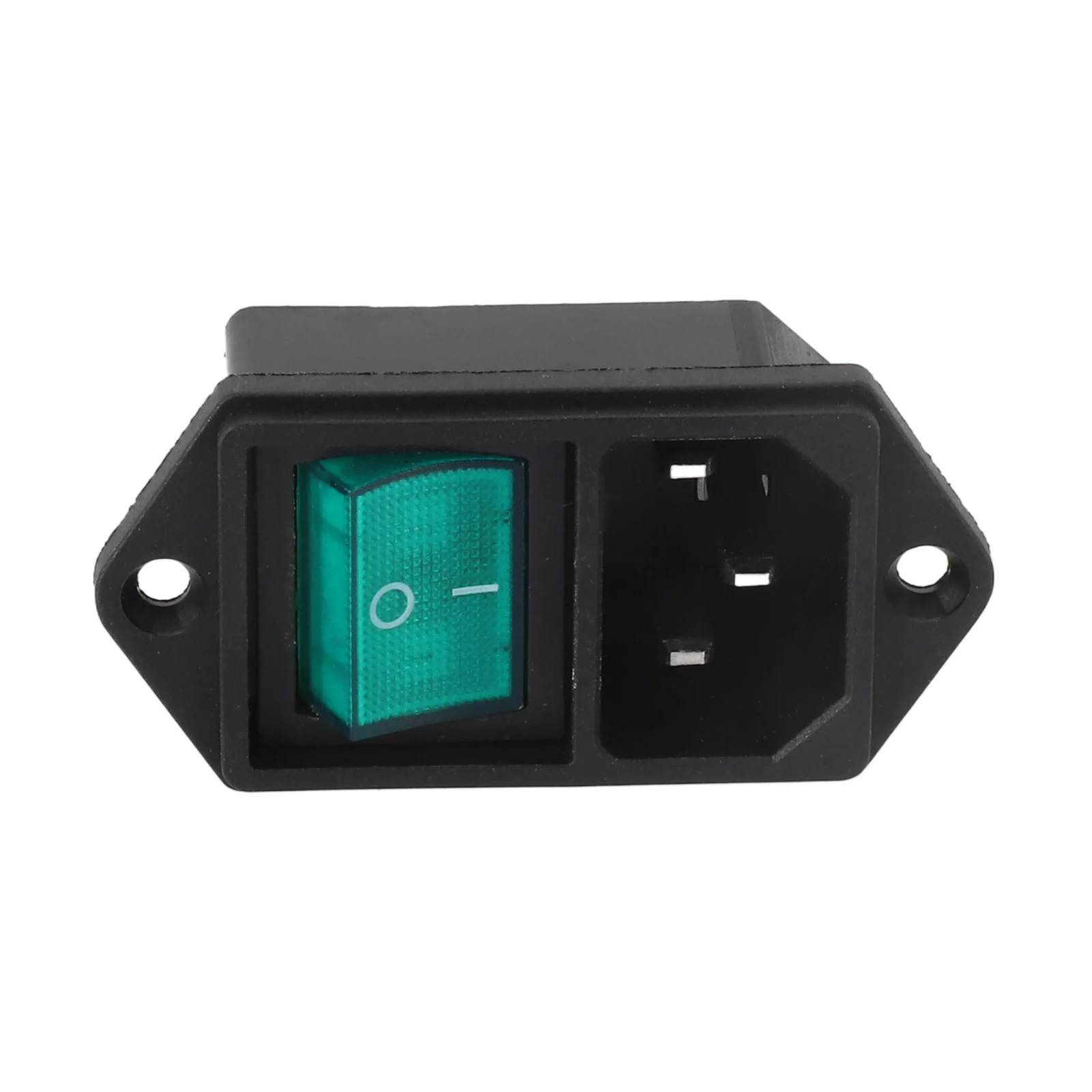 Easy To Locate 10A 250V Socket 3P 50HZ Socket 3-pin Socket 31x24 Mm Frame Dimension 50HZ Frequency For Appliances