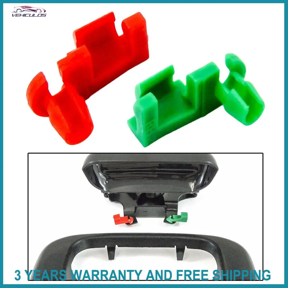 1999-07 fits For Chevy Silverado Sierra Tailgate Handle Rod LH RH Clip Pair Set