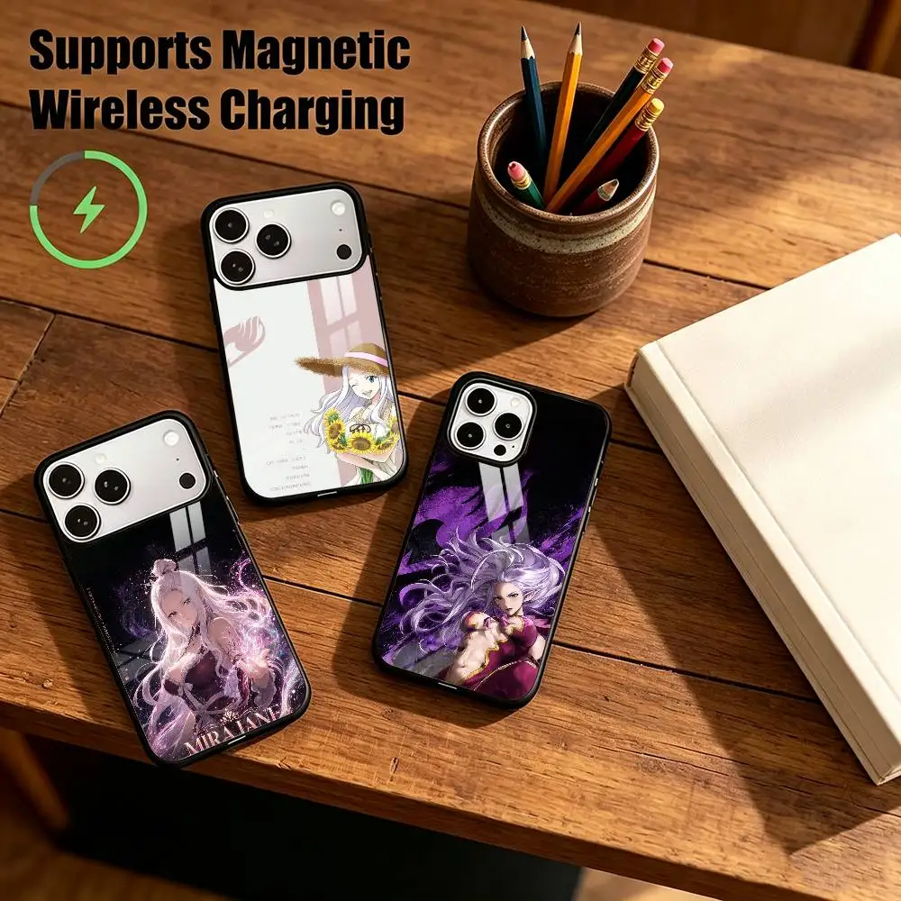 Mirajane Strauss S-Class Mage F-Fairy Tail Wireless Magnetic Charge Phone cover For iPhone 18,17,16,15,14,13,12,11Plus,Pro,Max