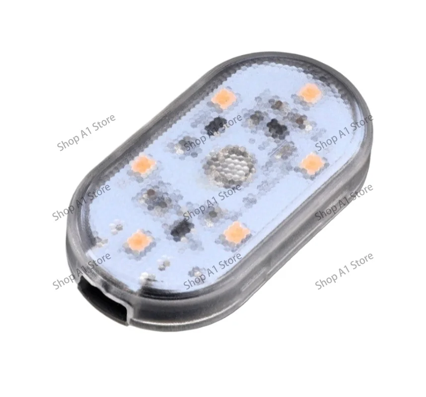 Three-wheeled motorcycle electric universal tailbox touch lighting storage box led light warning waterproof