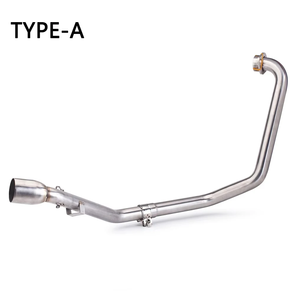 51MM Interface For Yamaha Fz150 Fzs150 Motorcycle Exhaust System Stainless Front Link Pipe Escape Racing Line