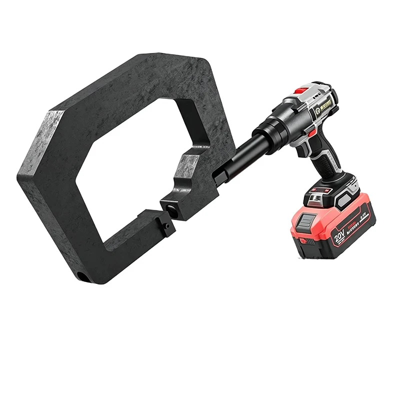 

Highway Guardrail Panel Lithium-ion Punch Gun Installation Tool, Battery-powered Electric Tool for Drilling and Punching Holes