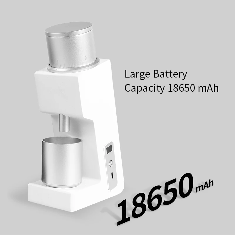 CAFOVO FR-005mini مطحنة القهوة الكهربائية 160 دورة في الدقيقة 304 الصلب 38 مللي متر نتوءات مخروطية المحمولة في الهواء الطلق مطحنة القهوة القابلة لإعادة الشحن